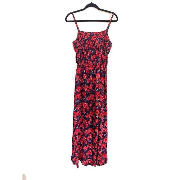 NWOT natalie martin GINA silk MAXI dress watercolor print small - Picture 7 of 11